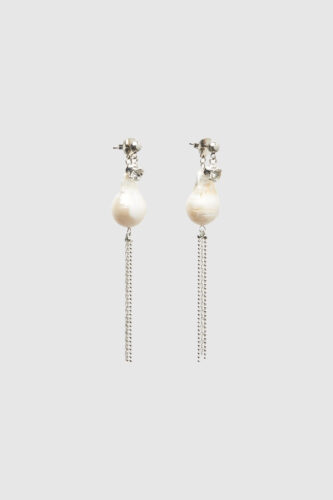 Peserico - Freshwater pearl earrings - Almond white