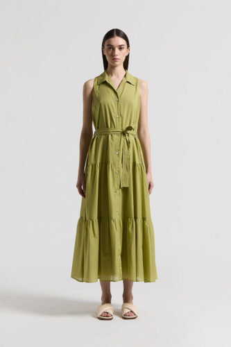 Peserico - Pure cotton voile dress - Cedar