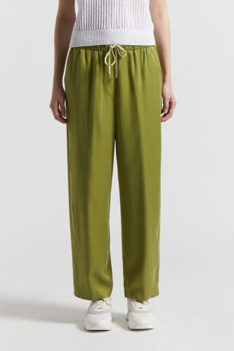 Peserico - Viscose diagonal trousers - Cedar