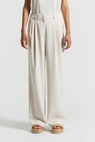 Peserico - Technical crepe cady trousers - Ivory