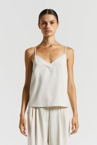 Peserico - Technical cady crepe top - Ivory