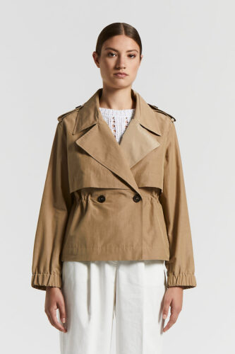 Peserico - Technical cotton trench coat - Desert