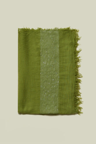 Peserico - Fluid modal and Lurex yoke - Cedar