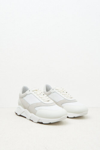 Peserico - Genuine leather sneakers - Cloud white