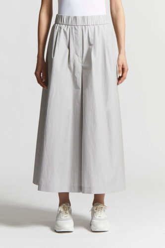 Peserico - Trousers in lightweight technical cotton canvas - Lunar gray