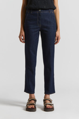 Peserico - Lightweight cotton comfort denim - Space blue