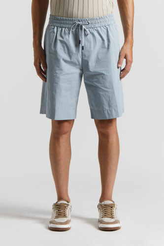 Peserico - Solotex technical fabric Bermuda shorts - Saline blue