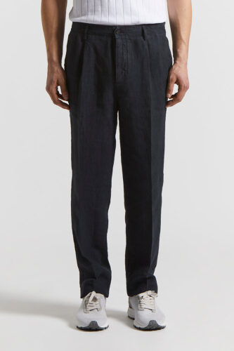 Peserico - Pure linen trousers - Abyss
