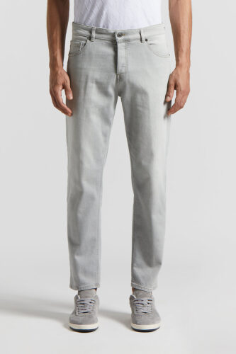 Peserico - Lightweight stretch cotton 5-pocket denim - Asphalt
