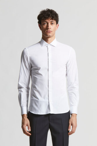 Peserico - Stretch cotton poplin shirt - 001