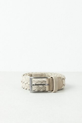 Peserico - Braided suede belt - Dirt path