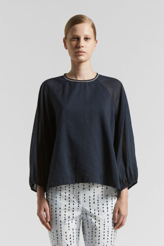 Peserico - Pure cotton shirt - Space blue