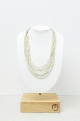 Peserico - Multi-strand micro-crystal necklace - Amber beige