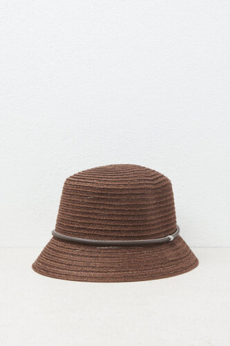 Peserico - Abaca fisherman hat - Tobacco