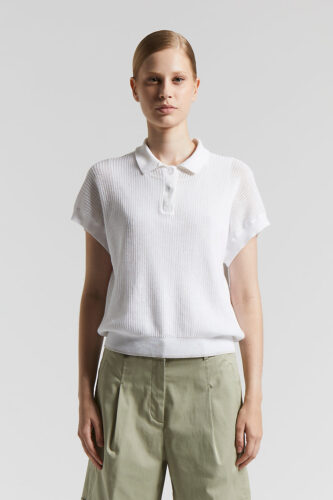 Peserico - Cotton and sequin sweater - Pure White