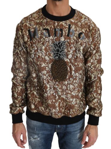 Multicolor MAMBO Jacquard Pineapple Pullover Sweater